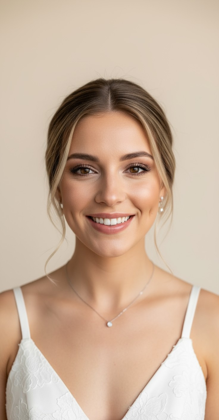 After Bridal Messy Updo